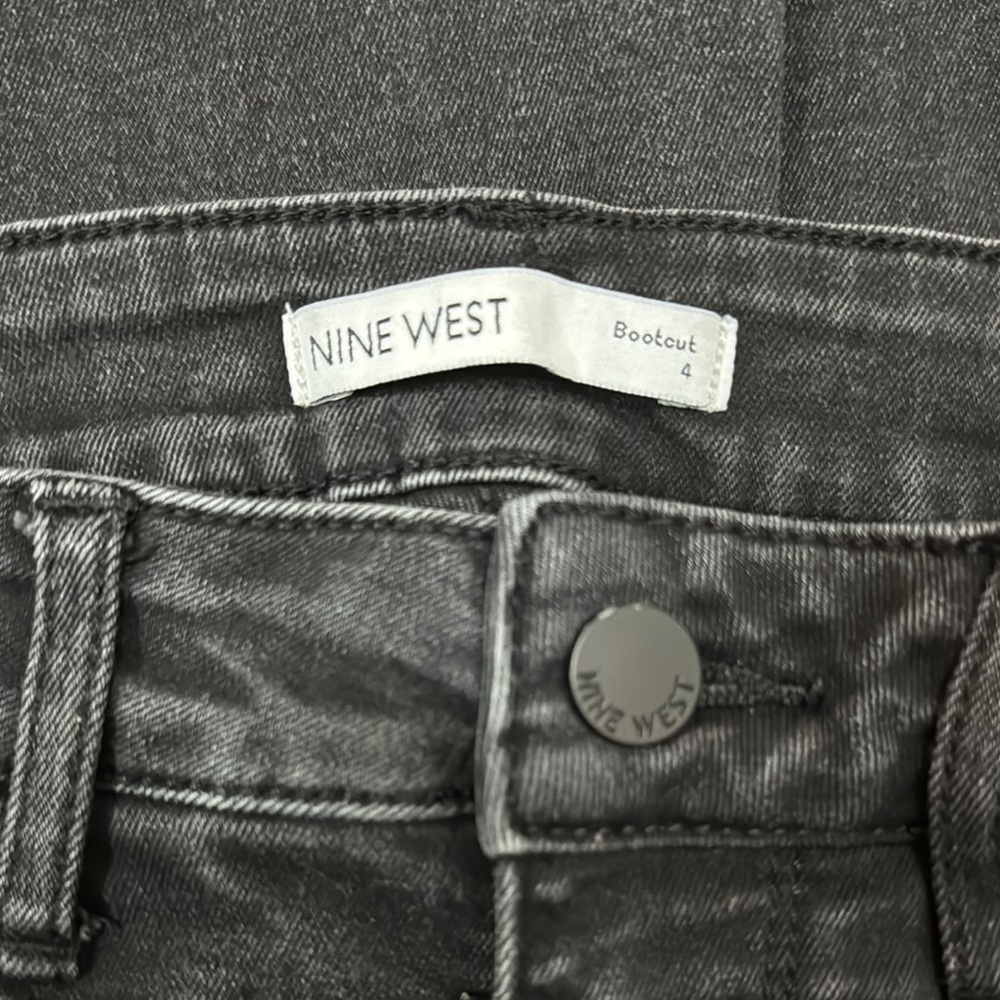 NINE WEST Classic Black Flared Women's Jeans - Picture 5 of 5